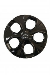 Toyota Verso Uyumlu 15 Inç Piano Black Siyah Jant Kapağı 4 Adet - 1