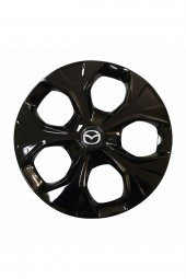 Mazda Bt-50 Uyumlu 15 Inç Piano Black Siyah Jant Kapağı 4 Adet thumbnail 1