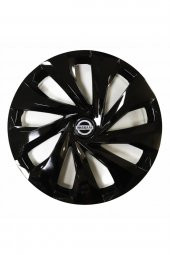 Nissan Primera Uyumlu 15 Inç Piano Black Siyah Jant Kapağı 4 Adet thumbnail 1