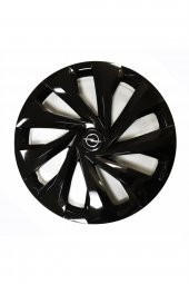 Opel Araçlarına Uyumlu 15 Inç Piano Black Siyah Jant Kapağı 4 Adet thumbnail 1