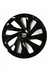 Dacia Logan Uyumlu 14 Inç Piano Black Siyah Jant Kapağı 4 Adet thumbnail 1
