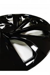 Peugeot Araçlarına Uyumlu 15 Inç Piano Black Siyah Jant Kapağı 4 Adet thumbnail 3