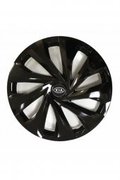 Kia Rio Uyumlu 15 Inç Piano Black Siyah Jant Kapağı 4 Adet - 1