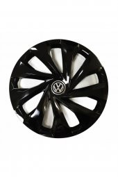 Volkswagen Eos Uyumlu 14 Inç Piano Black Siyah Jant Kapağı 4 Adet thumbnail 1