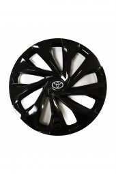 Toyota Yaris Uyumlu 14 Inç Piano Black Siyah Jant Kapağı 4 Adet - 1