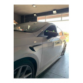 Volvo S40 Uyumlu Çamurluk Venti Sağ Sol Parlak Siyah - 1