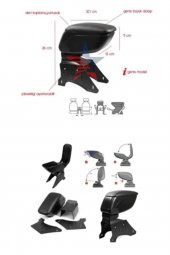 Her Araca Uygun Sürgülü Kol Dayama Kolçak - 2