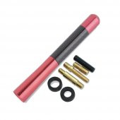 Fiat Brava Uyumlu Karbon Kırmızı Oto Radio Anteni Çubuk Anten thumbnail 1