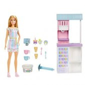 Barbie Dondurma Dükkanı Oyun Seti HCN46 - 1