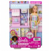 Barbie Dondurma Dükkanı Oyun Seti HCN46 - 2