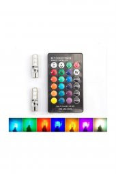 Uzaktan Kumandalı Silikon 6x2 T10 Ledli Ampul / Laam312 - 1
