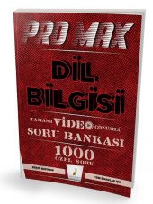Pro Max Dil Bilgisi Tamamı Video Çözümlü Soru Bankası Pelikan Yayınları - 1
