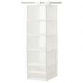 Dolap İçi Bölmeli Düzenleyici IKEA Ölçü 35x45x125 cm Beyaz Renk MeridyenDukkan Bölmeli Düzenleyici - 1