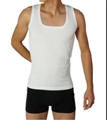 Nazar Yıldız Erkek Penye Atlet Büyük Beden Beyaz thumbnail 1