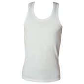 Nazar Yıldız Erkek Penye Atlet Büyük Beden Beyaz thumbnail 2