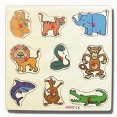 VAHŞİ HAYVANLAR PUZZLE (30x30 cm) - 1