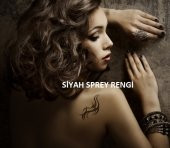 Çukur Dövme Seti 1 sprey ve 5 Şablon Tattoo - 1