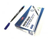 INOX ASETAT KALEMI M MAVI 12LI KUTU (3776) - 1