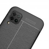 Huawei P40 Lite Kılıf Zore Niss Deri Desenli Silikon Kılıf - 9