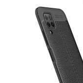 Huawei P40 Lite Kılıf Zore Niss Deri Desenli Silikon Kılıf - 7