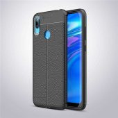 Huawei Y7 Prime 2019 Kılıf Zore Niss Deri Desenli Silikon Kılıf - 2