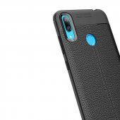 Huawei Y7 Prime 2019 Kılıf Zore Niss Deri Desenli Silikon Kılıf - 11