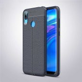 Huawei Y7 Prime 2019 Kılıf Zore Niss Deri Desenli Silikon Kılıf - 5