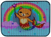 Miapet Elekli Desenli Kedi Tuvalet Önü Paspası 60 x 45 cm Sihirbaz - 1