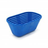 BAMBU TİPİ EKMEKMAYALAMA SEPETİ OVAL 22X13.5X8 MAVİ - 1