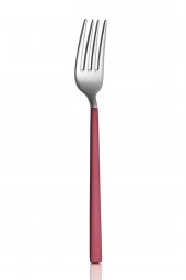 Pink Touch Mat 6 Adet Yemek Çatalı 18/10 Paslanmaz Çelik 3 mm - 1