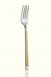 Pera Gold 12 Adet Yemek Çatalı 18/10 Paslanmaz Çelik 3 mm - 1