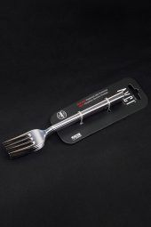 Klas 6 Adet Yemek Çatalı 18/10 Paslanmaz Çelik 3 mm - 1
