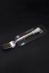 Nevra 6 Adet Yemek Çatalı 18/10 Paslanmaz Çelik 2''5 mm - 1