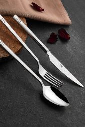 Duru 72 Parça Çatal Kaşık Bıçak Takımı 18/10 Paslanmaz Çelik thumbnail 1
