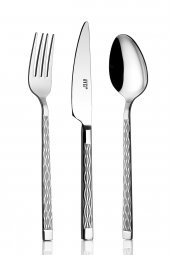 Pera 18 Parça Çatal Kaşık Bıçak Takımı 18/10 Paslanmaz Çelik thumbnail 1