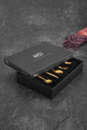 Klas Titanyum Mat Gold 72 Parça Çatal Kaşık Takımı 18/10 Paslanmaz Çelik - 3