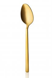 Klas Titanyum Mat Gold 12 Adet Yemek Kaşığı 18/10 Paslanmaz Çelik 3 mm - 1