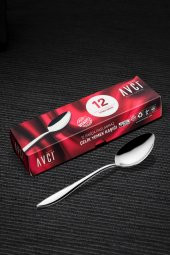 Elit 12 Adet Yemek Kaşığı 18/10 Paslanmaz Çelik 2,5 mm - 1