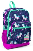 Coral High Mor Unicorn Baskılı İlkokul ve Günlük Sırt Çantası - Kız Çocuk thumbnail 1