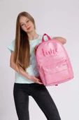Kaukko Sparkle Pembe Time To Shine Baskılı Okul ve Günlük Sırt Çantası thumbnail 4