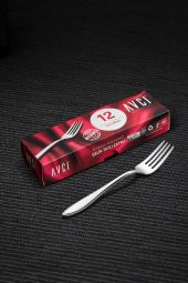 Elit 12 Adet Tatlı Çatalı 18/10 Paslanmaz Çelik 2 mm - 1