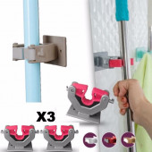 3 LÜ ÇOK AMAÇLI MOP FIRÇA PASPAS ASKI APARATI - 1