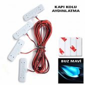 Kapı Kolu Aydınlatma Buz Mavi Kapı İçi LED Lamba Kapı Kolu Led Aydınlatma OTO Aksesuar Araç İçi LED - 1