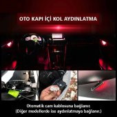 Kapı Kolu Aydınlatma Turuncu Kapı İçi LED Lamba Kapı Kolu Led Aydınlatma OTO Aksesuar Araç İçi LED - 3