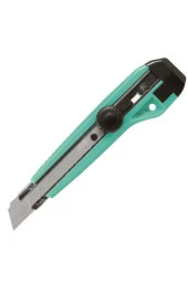 Sdi Maket Bıçağı Geniş Sıkıştırmalı Metal Ağızlı 2 Yedekli Maket Bıçağı (Karışık Renk 1 Adet) - 1