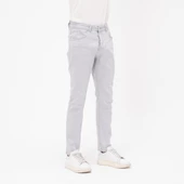 Erkek Slim Fit Düz Renk Likralı Jean Kot Pantolon - 8