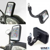 Winex Motorsiklet ve Bisiklet Su Geçirmez Telefon Tutucu - 5