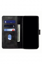 Samsung Galaxy S21 Ultra Cüzdan Kılıf Kapaklı Stantlı Kırmızı - 4