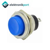 16mm Mavi  Push Buton Metal DS-212 IC-180 thumbnail 1