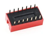 14 Pin - 7 Switch DIP Kırmızı thumbnail 2